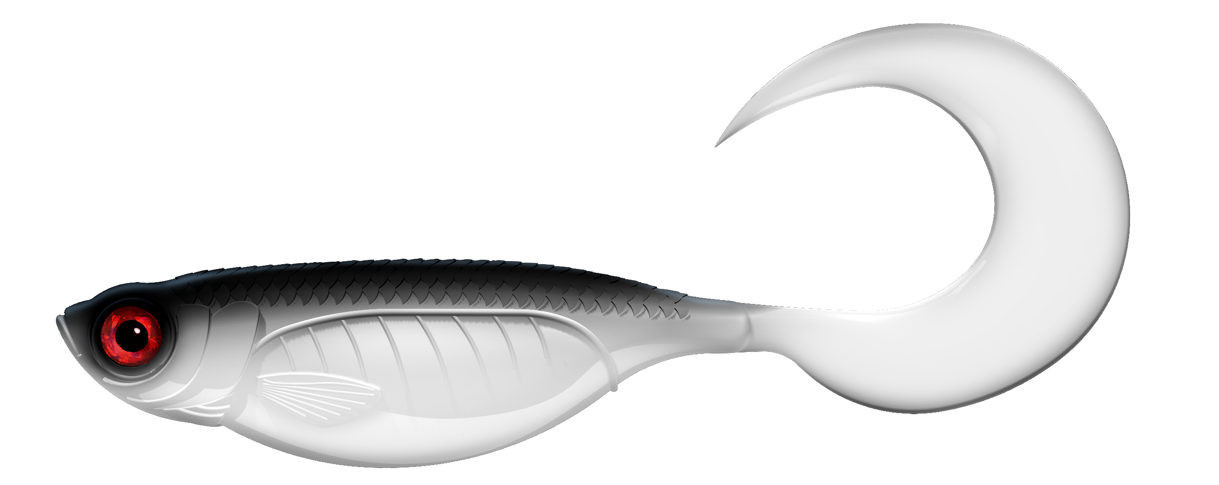 libra-lures-embrion-twist-tail-001-white-png Libra Lures - Embrion Twist Tail - 001 White.png